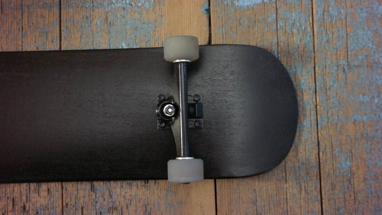 The All Black with Gray Wheels