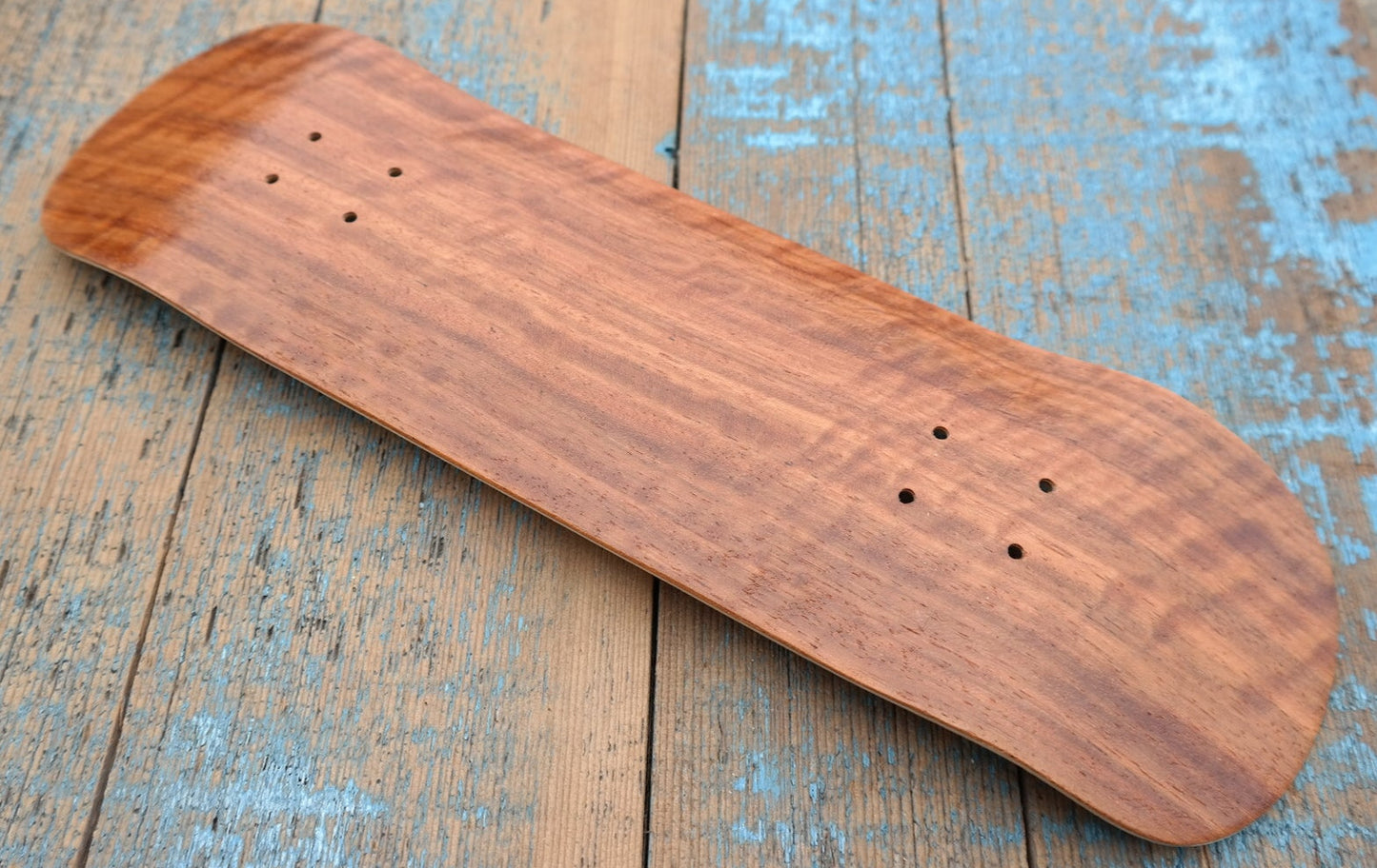 Quartered Figured Mahogany Deck