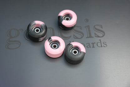 Pink & Black Swirls Industryfb Wheels