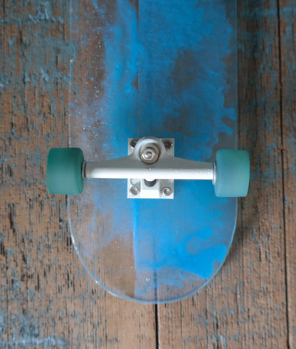 Clear Blue and White Assembled