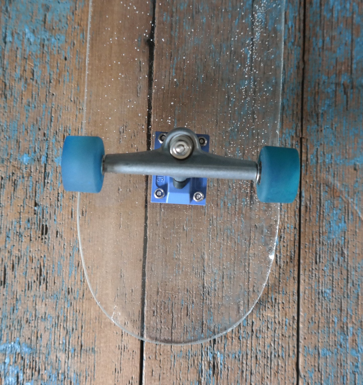 Clear Handboard with Blue