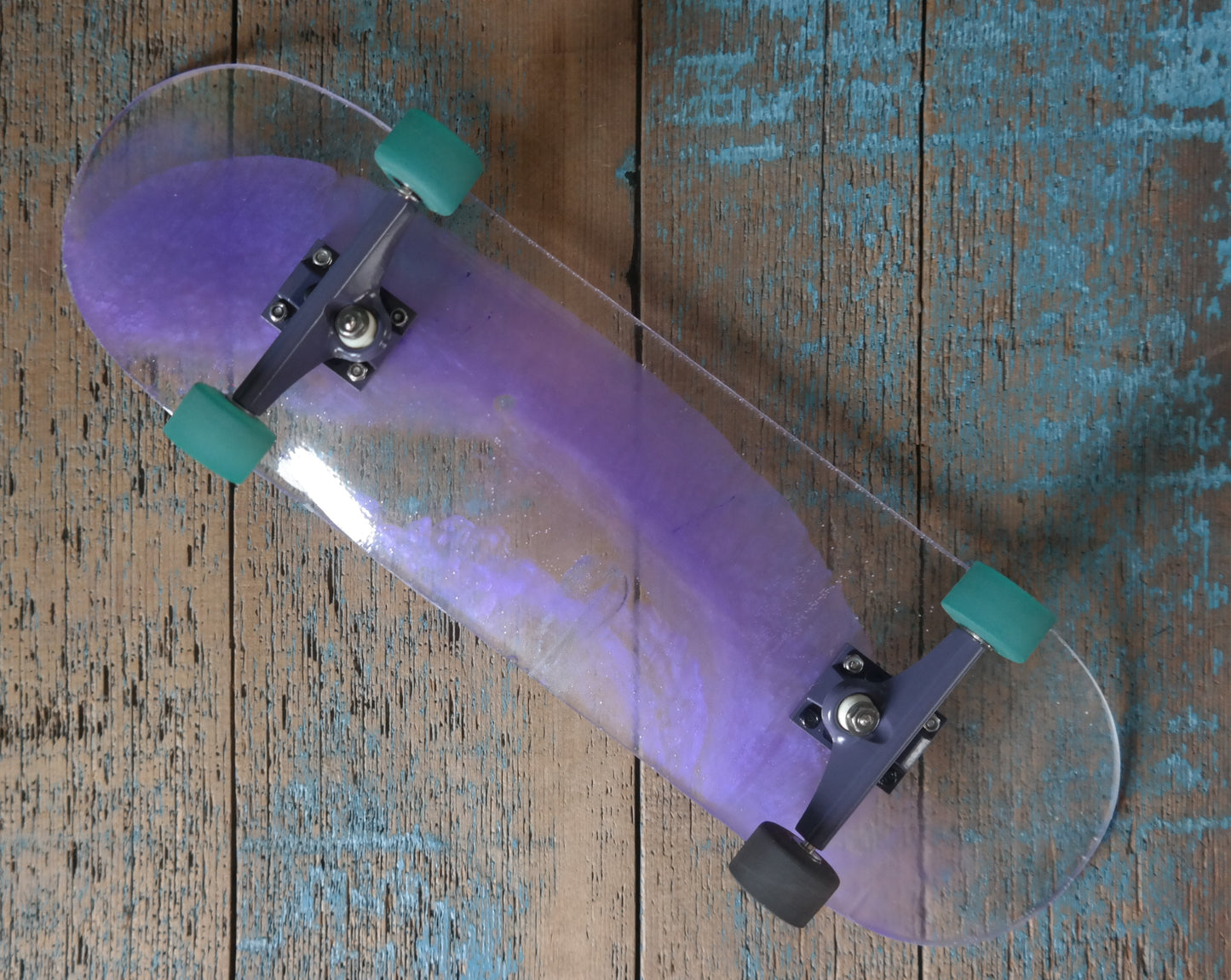 Clear and Purple Pre-Assembled