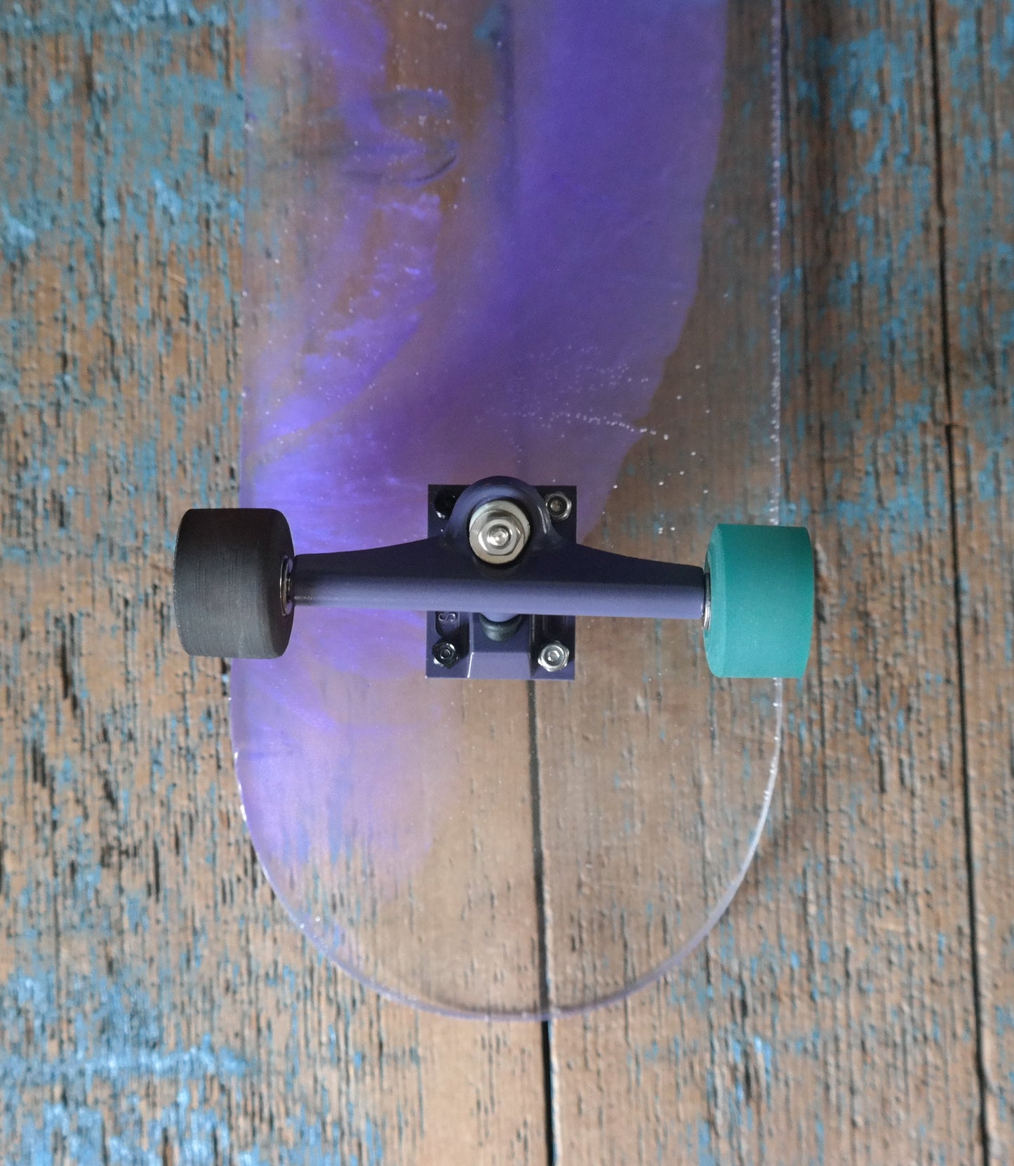 Clear and Purple Pre-Assembled